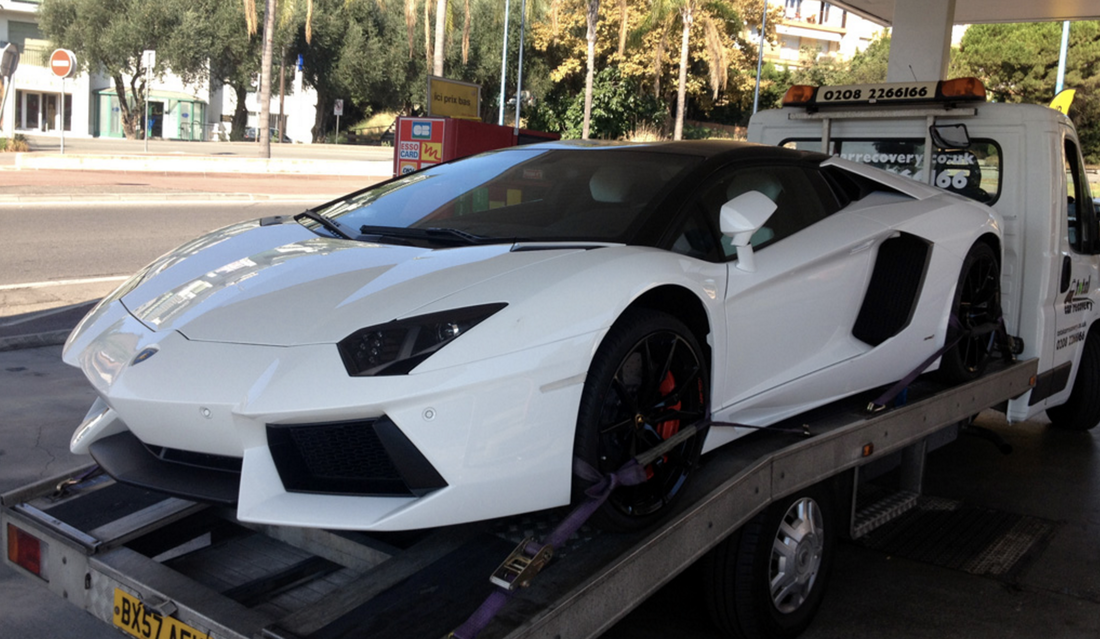 Flatbed towing for sports cars and other specialty vehicles.